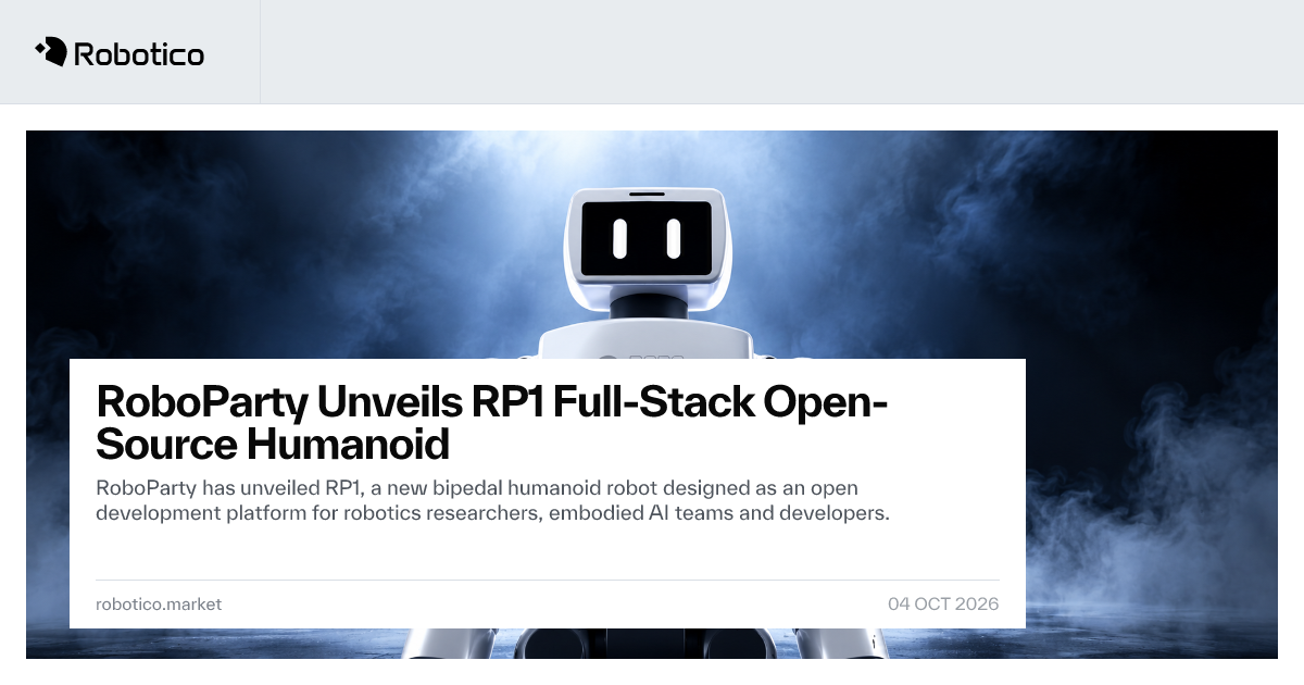 RoboParty Unveils RP1 Full-Stack Open-Source Humanoid | Robotico News